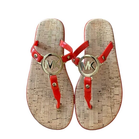 Michael Kors Cork Thong Sandal 6 - Picture 1 of 6